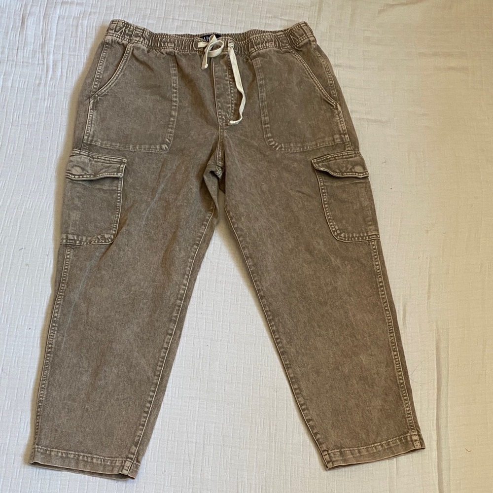 GAP Women's Cargo Jogger Pants - Brown